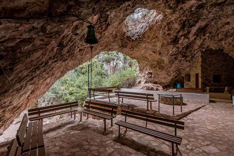saint sophia cave kythera greece