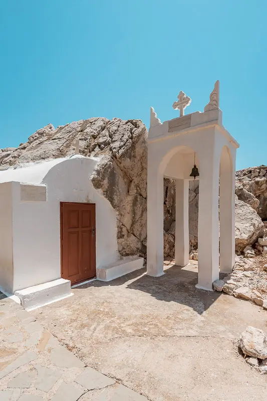 Agia Varvara Felsenkapelle Chalki Griechenland