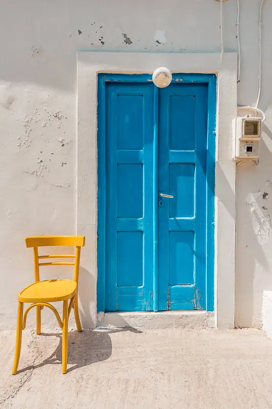 Insel Chalki Griechenland Geheimtipp Blaue Tür