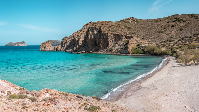 Plathiena Beach Insel Milos Plaka Griechenland