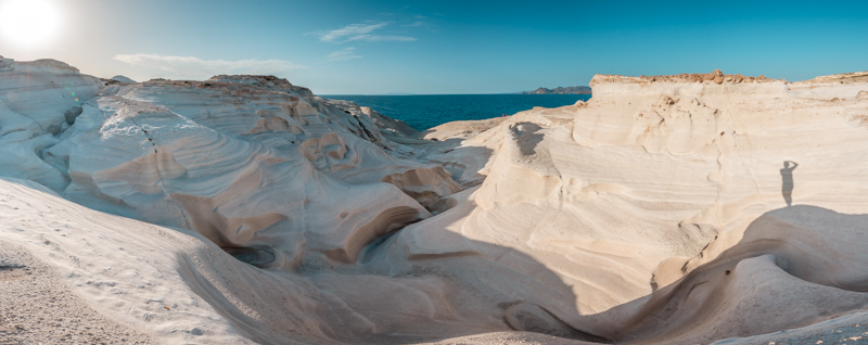Sarakiniko Milos beste Besuchszeit Sonnenuntergang