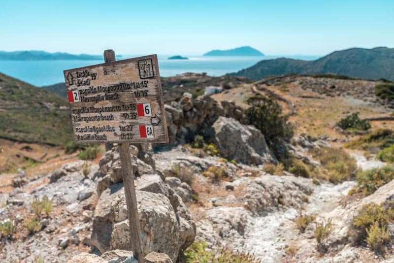 kimolos wandern kykladen skiadi stein