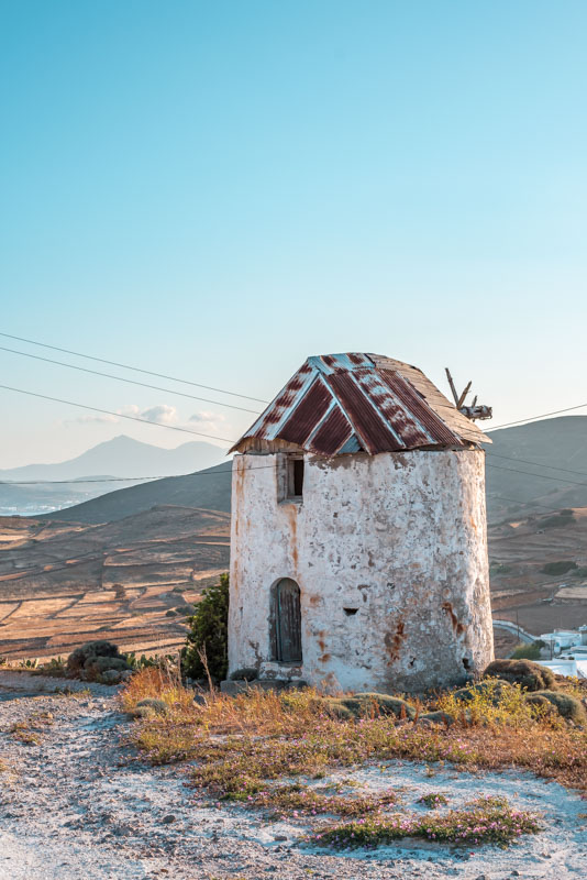 kimolos windmühlen xaplovouni chorio