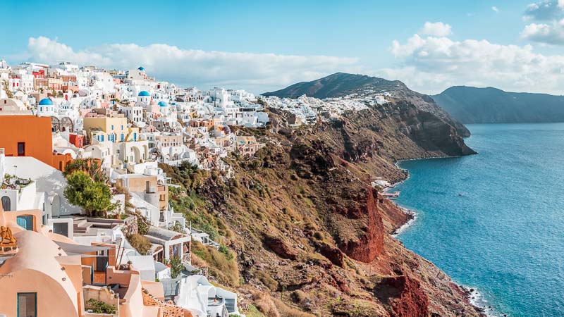 Oia Kastro Ausblick Tipps Santorini Urlaub