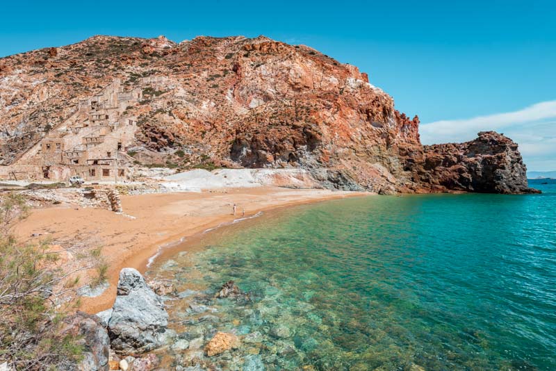 thiorichia beach paliorema milos strände geheimtipp