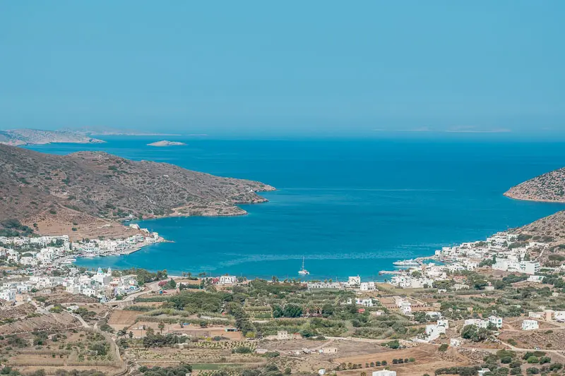 Amorgos Katapola Bucht Kykladen Urlaub