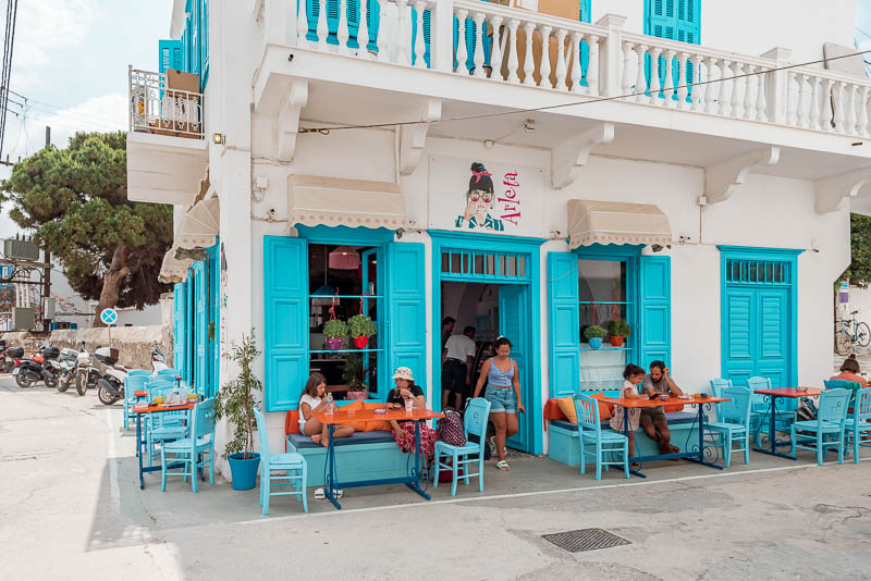 Arleta Katapola Amorgos Cafe Restaurant