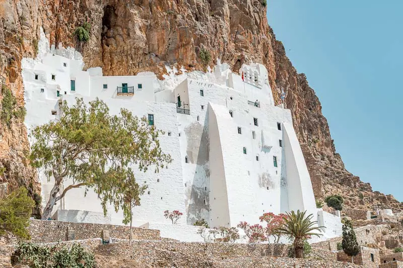 Kykladen Sehenswürdigkeiten Hozoviotissa Kloster Amorgos
