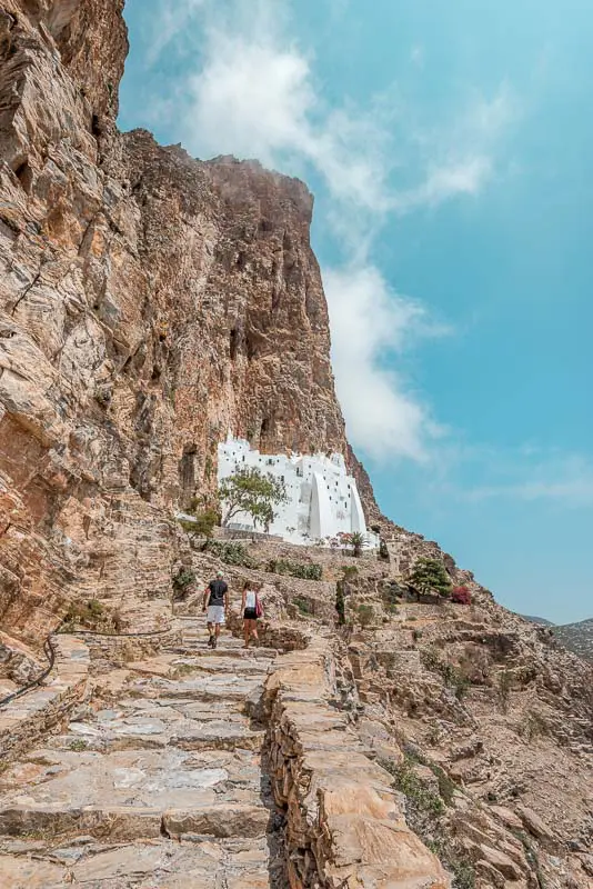 Wandern auf Amorgos Kloster Chozoviotissa
