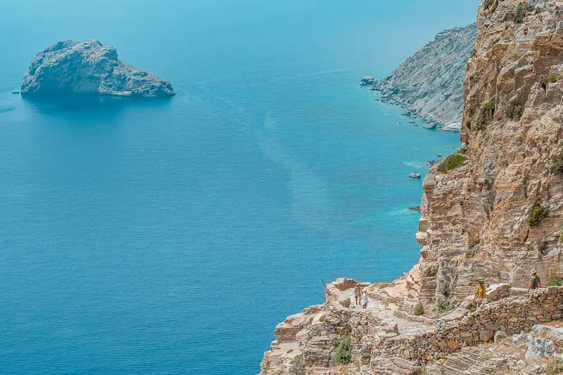 Wanderung Amorgos Kloster Chora Steilküste