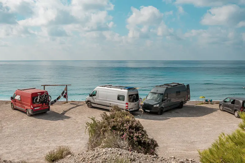 Wohnwagen Griechenland Stellplätze direkt am Strand Inseln