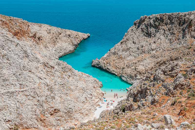 Saitan Limania Kreta Strände Empfehlung Ausflug