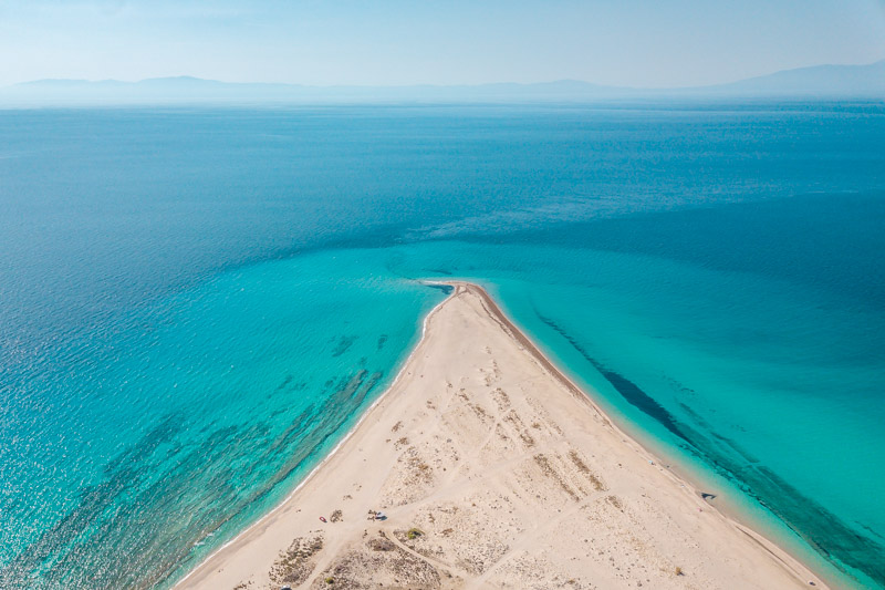 Kap Possidi Drohne Aufnahme Chalkidiki