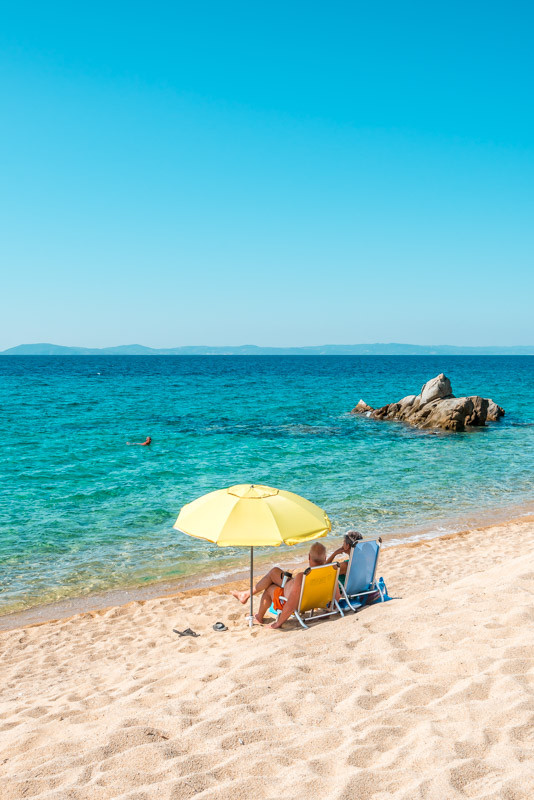 Toroni Beach Chalkidiki Sithonia Süden