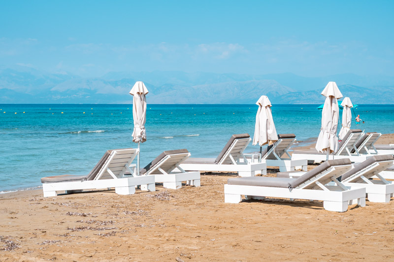 Korfu Urlaub SIdari Beach Restaurant Bar