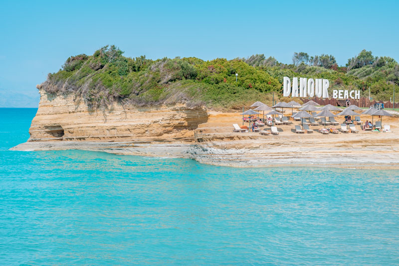 Korfu Urlaub Strände D’Amour Beach Bar