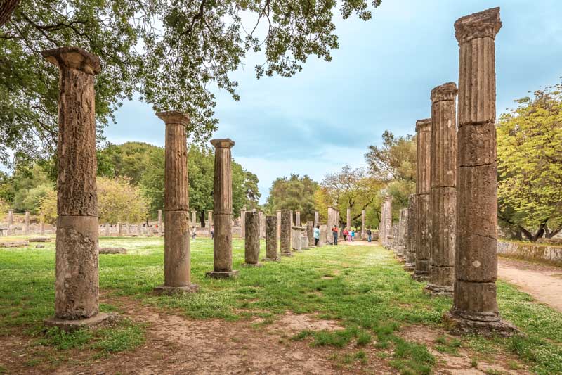 Palaestra von Olympia Peloponnes Sehenswürdigkeiten