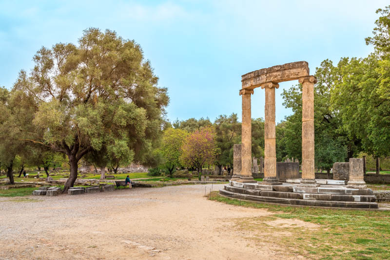 Peloponnes Sehenswürdigkeiten Olympia Philippeion