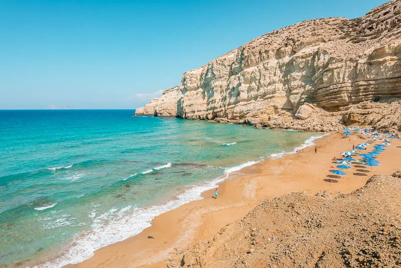 Red Beach Matala Kreta