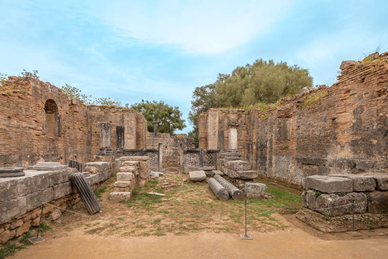Werkstatt des Phidias Olympia Basilika Griechenland
