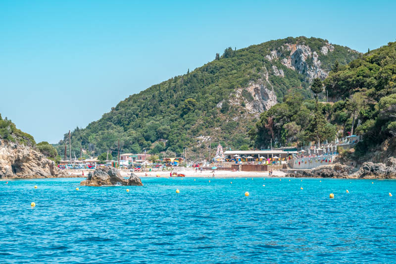 Agios Petros Beach Paleokastritsa Korfu