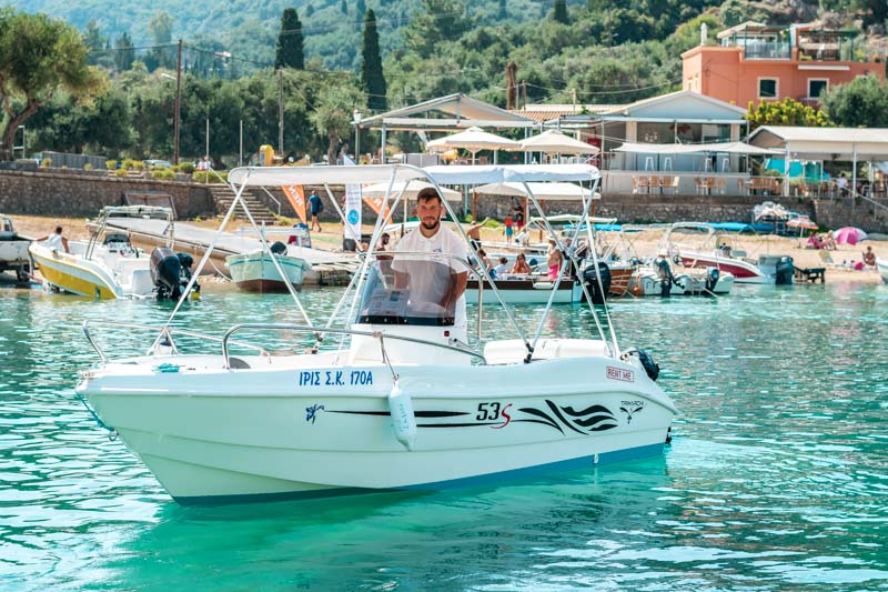 Corfu Explore Boats Korfu Motorboot leihen