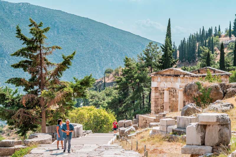 Heilige Straße Delphi wichtige Tipps Ausflug Athen