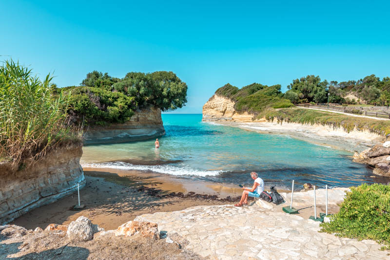 Korfu Hotel Canal d Amour Strand