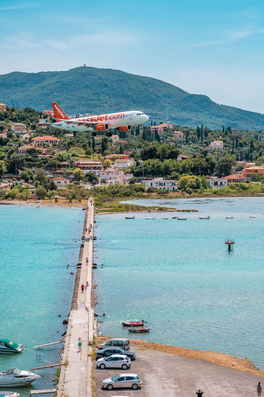 Korfu Plainspotting Flughafen Halikiopoulou Lagune