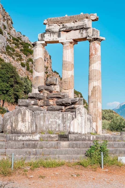 Tholos Delphi Tempel der Athene Marmaria
