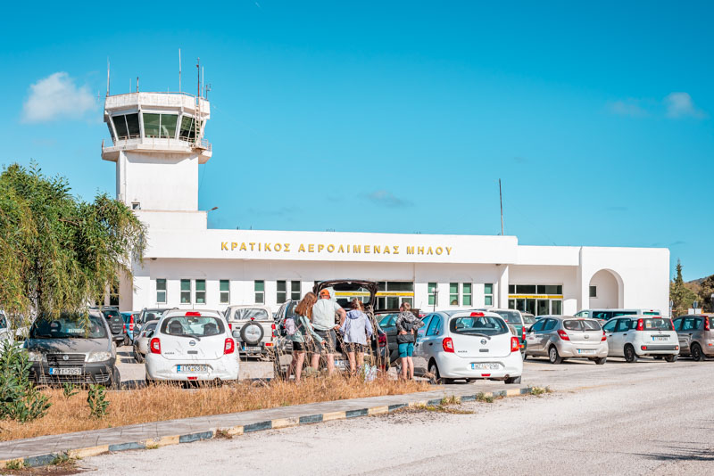 Flughafen Milos MLO Griechenland