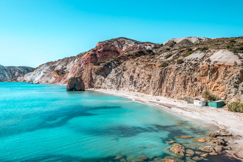 Fyriplaka Beach Milos schöne Strände