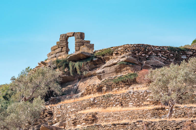 Hellenistischer Turm Kambanario Sifnos Kykladen