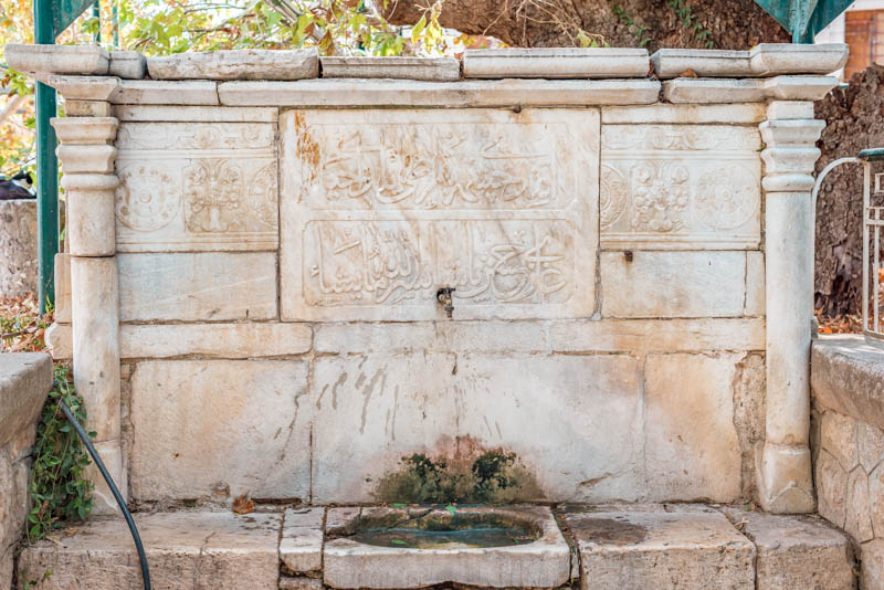 Hippokrates von Kos Platane Brunnen