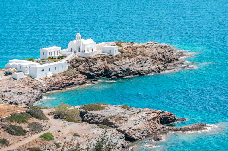 Kloster Chrysopigi Sifnos Kykladen