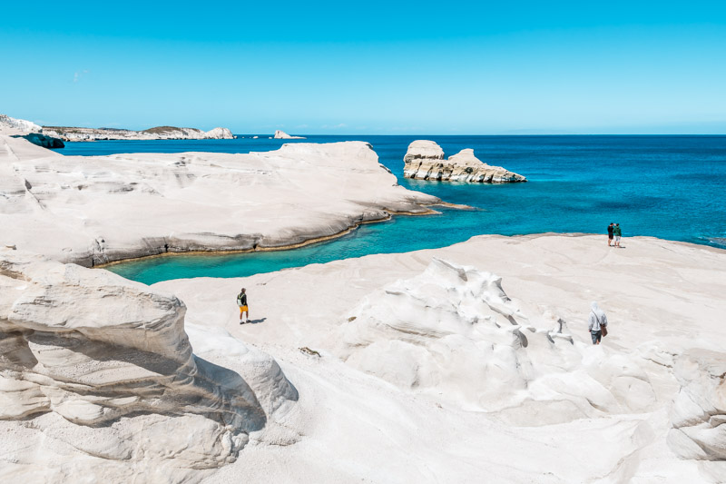 Milos Sarakiniko Tipps Urlaub
