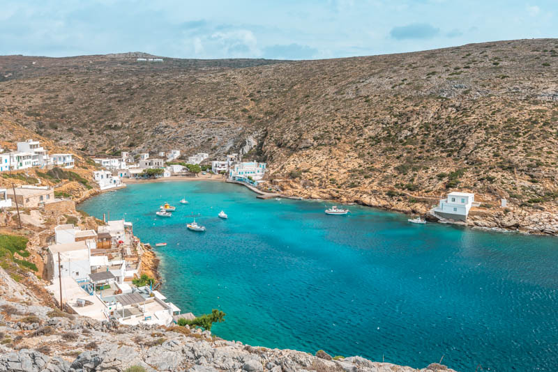Sifnos Cheronissos Fischerdorf Kykladen