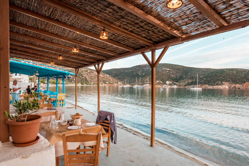 Sifnos Restaurants Okeanida Vathi