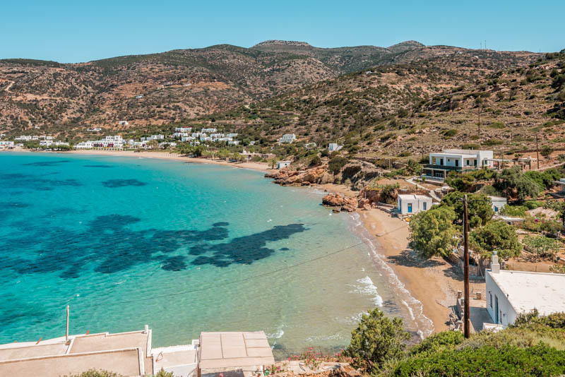 Vathi Beach Sifnos Kykladen Hotels am Meer