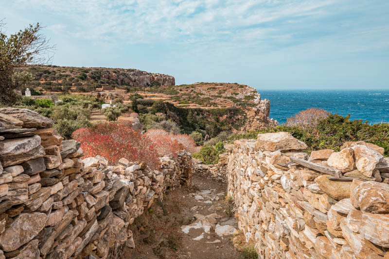 Wandern auf Sifnos Kykladen Griechenland