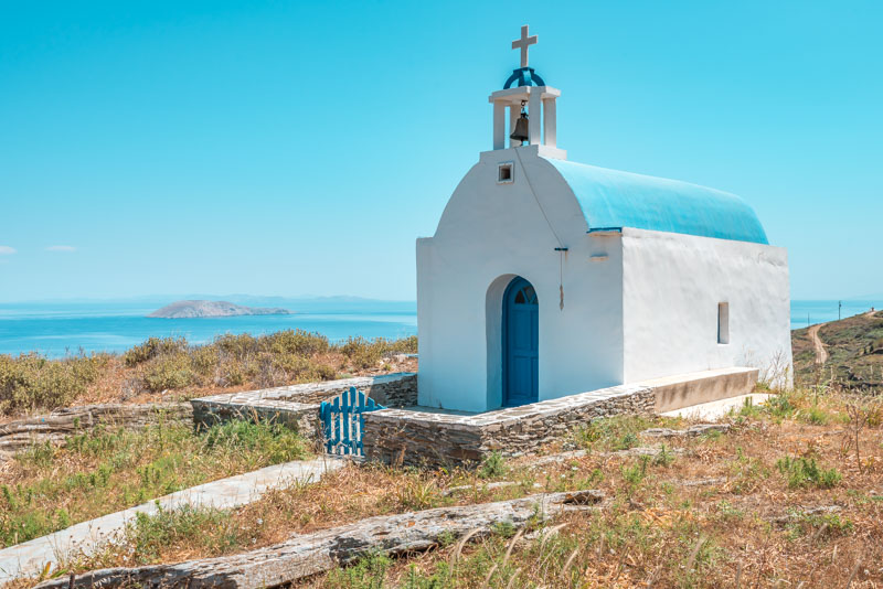 Agios Minas Kirche Serifos Platis Gialos
