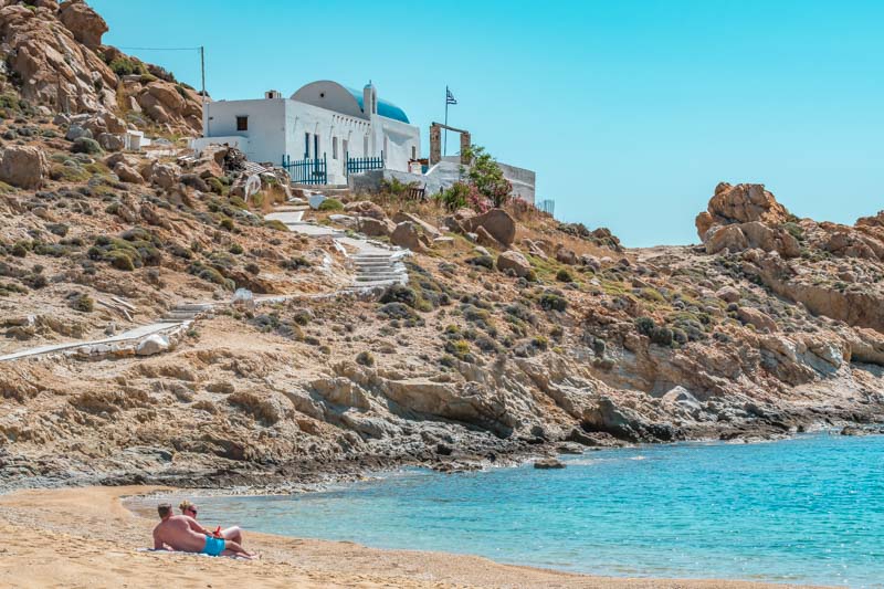 Agios Sostis Strand Insel Serifos Griechenland