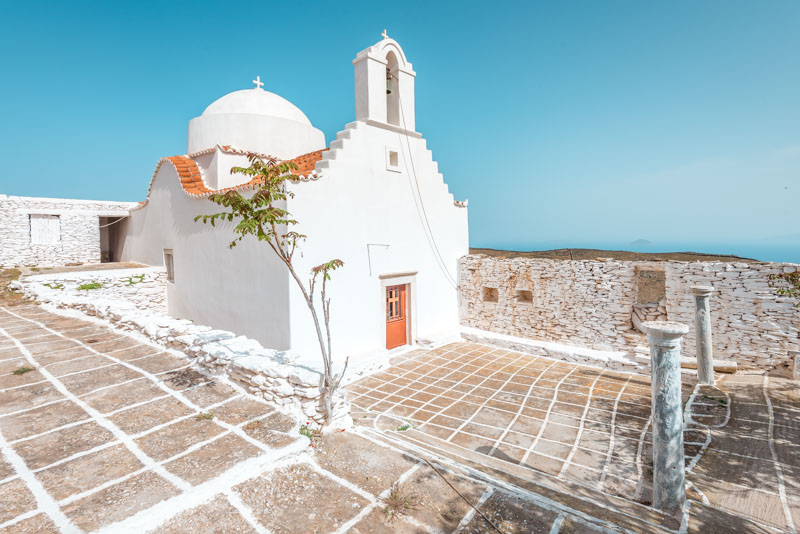 Berg Profitis Ilias Kythnos Kykladen