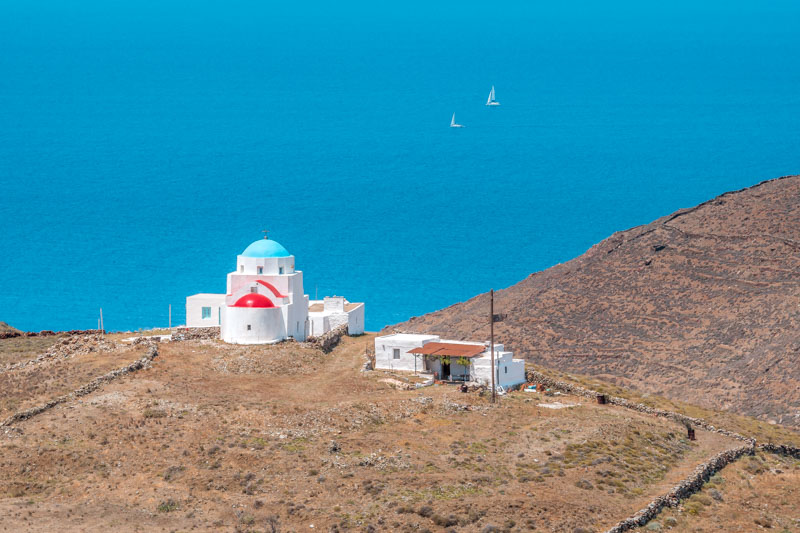 Kykladen Urlaub auf Serifos Agia Triada Kirche