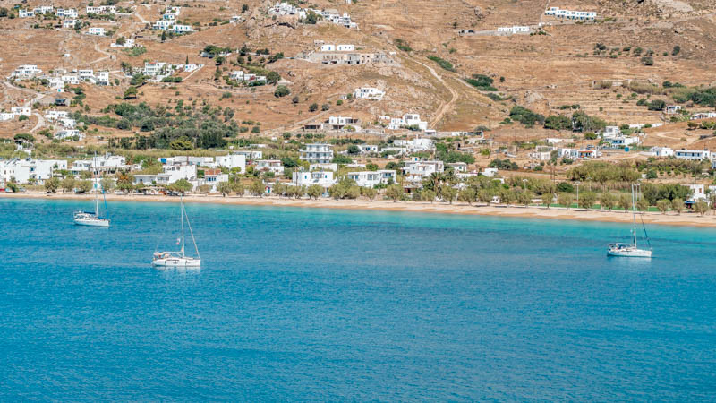 Livadi Beach Serifos Segeln Kykladen