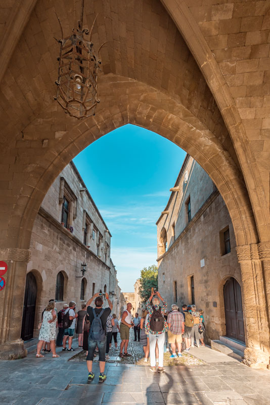 Rhodos Stadt Ritterstraße Ippoton Odos