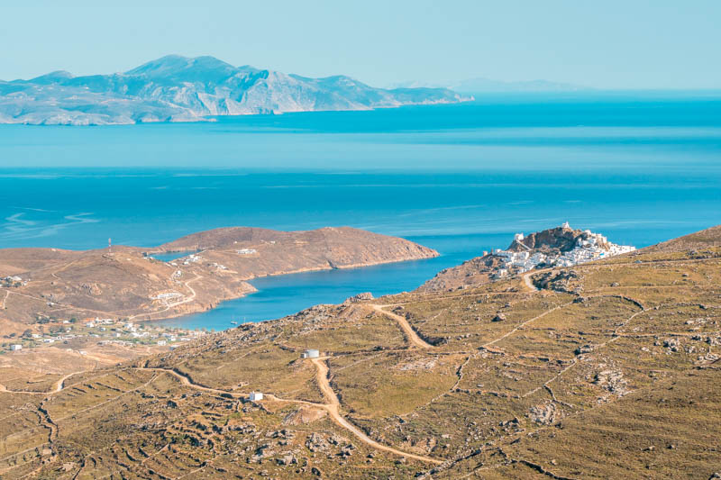 Serifos Berge Wandern Kykladen Chora Livadi