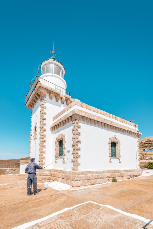 Serifos Leuchtturm Kap Spathi