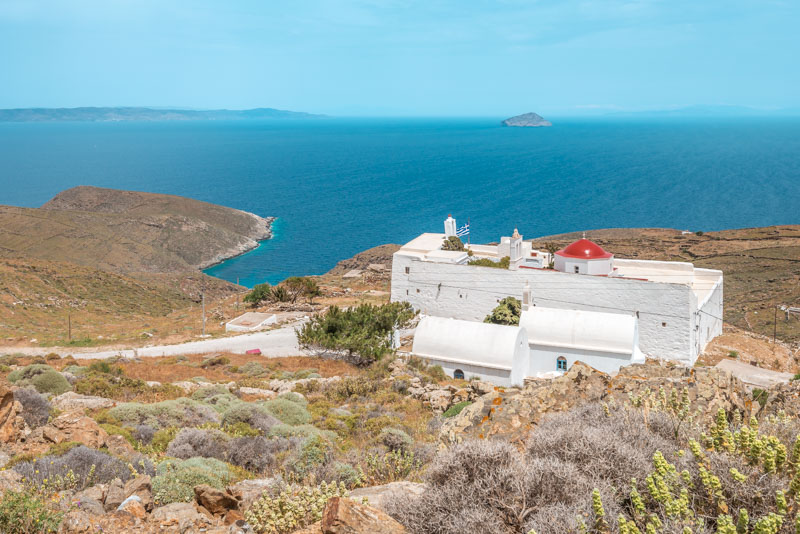Serifos Sehenswürdigkeiten Erzengel Kloster Taxiarches