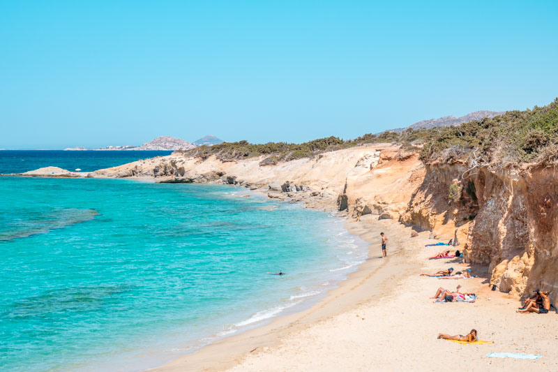 Hawaii Beach Naxos Sandstrände im Süden